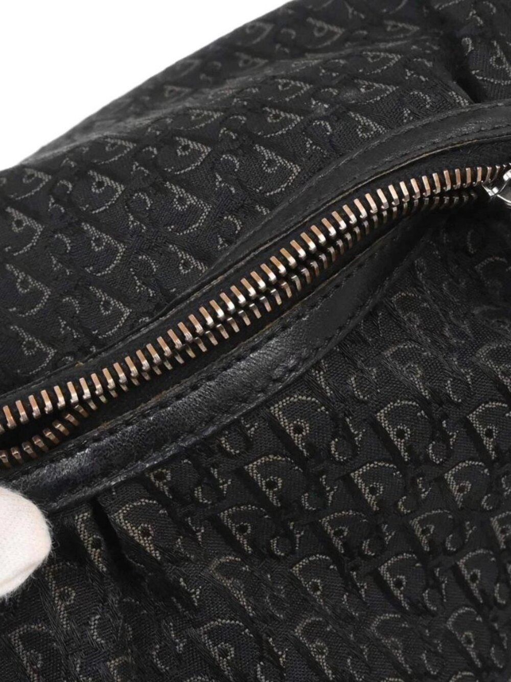 Christian Dior Black Trotter Shoulder Bag 15-BO-0057 196970 - Picture 11 of 16